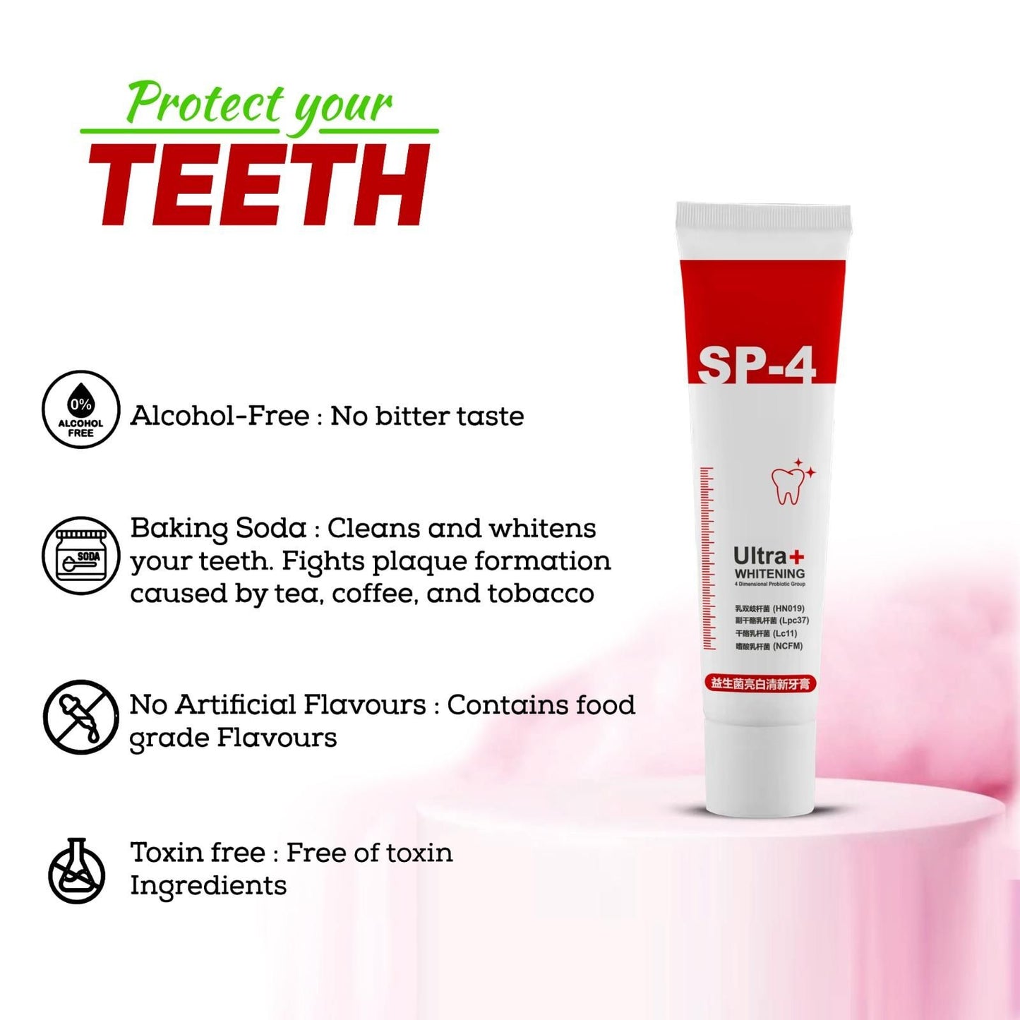 Probiotic Whitening Toothpaste – 200g