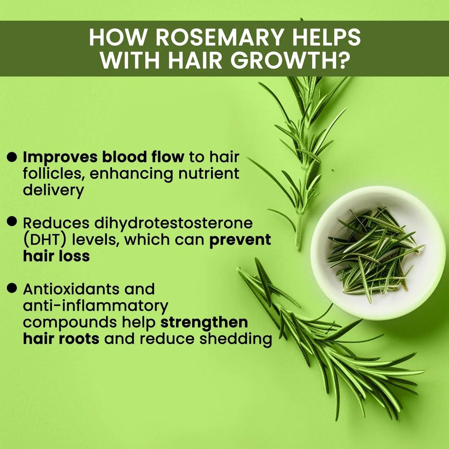 Rosemary Hair Regrowth Spray – Pack of 3 (100ml Each)