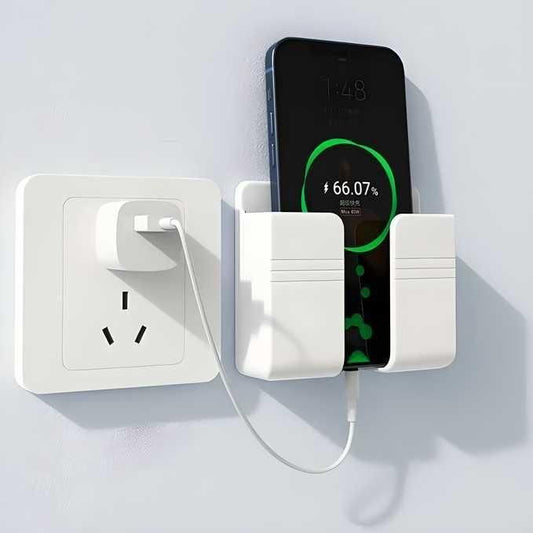 Wall Mounted Mobile Holder – No Drills, Just Stick &amp; Use!(Pack of 4 & 8)
